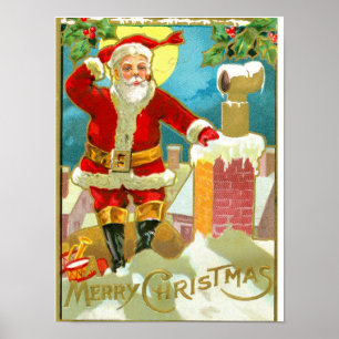 Weihnachten im Schornstein Poster
