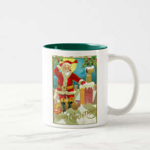 Weihnachten im Schornstein Zweifarbige Tasse