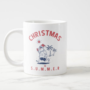 Weihnachten im Sommer im Juli Jumbo-Tasse