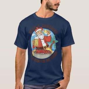 Weihnachten im Sommer Weihnachten im Juli, Bier un T-Shirt