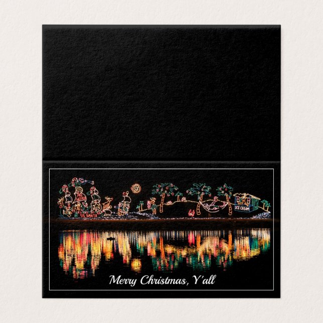 Weihnachten im Südwasser (Außenseite Aufgefaltet)