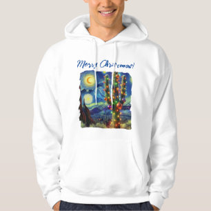 Weihnachten im Südwesten der Wüste Saguaro Hoodie