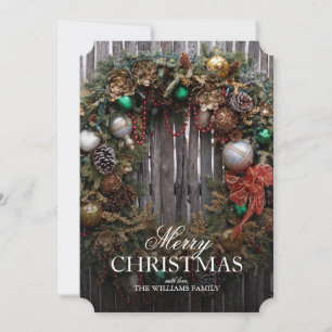 Weihnachten im Südwesten - Klassischer Kranz mit O