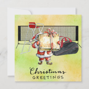 Weihnachten im Tennis mit dem Weihnachtsmann