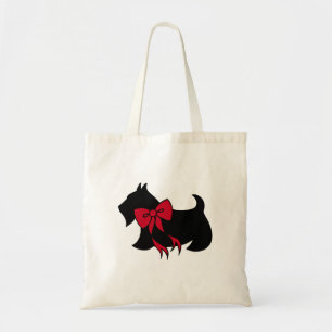 Weihnachten im Urlaub Scottish Terrier Tote Bag Ge Tragetasche