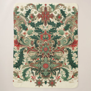 Weihnachten im viktorianischen/klassischen/vintage sherpadecke