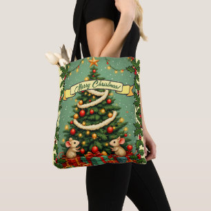 Weihnachten im viktorianischen Stil Glückliche Mäu