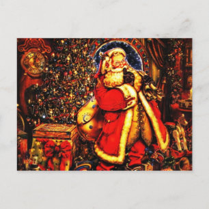 Weihnachten im viktorianischen Stil Santa Claus