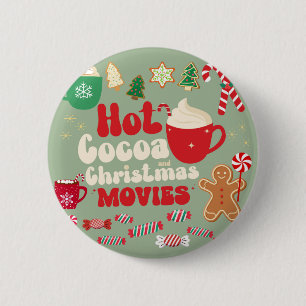Weihnachten im Vintage-Stil Button