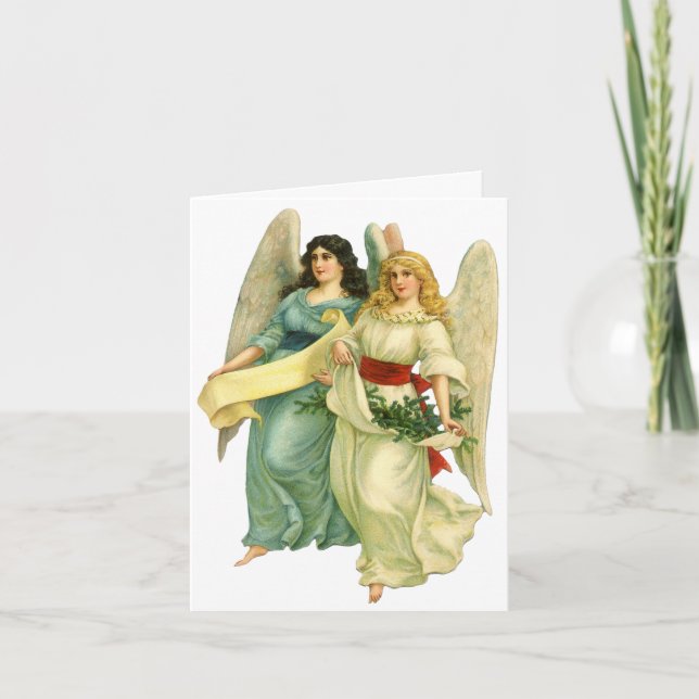 Weihnachten im Vintage-Stil - Danke (Vorderseite)