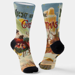 Weihnachten im Vintage-Stil, Die Nacht vor Weihnac Socken