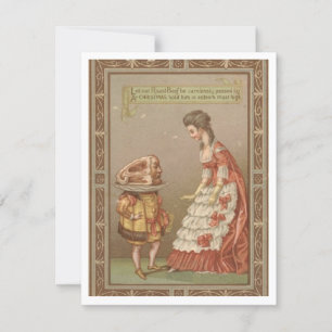 Weihnachten im Vintage-Stil einzigartiges Mädchen