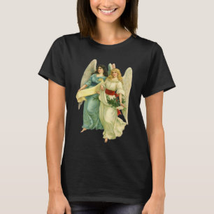 Weihnachten im Vintage-Stil, Engel im viktorianisc T-Shirt