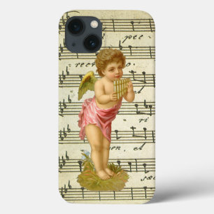 Weihnachten im Vintage-Stil, Engel-Musiker mit Pan Case-Mate iPhone Hülle