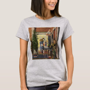 Weihnachten im Vintage-Stil, Familie beim Schmücke T-Shirt