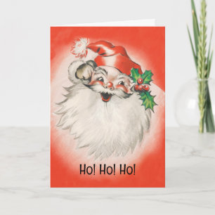 Weihnachten im Vintage-Stil, fröhlicher Retro-Sant