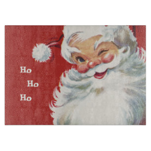 Weihnachten im Vintage-Stil, fröhlicher Weihnachts Schneidebrett