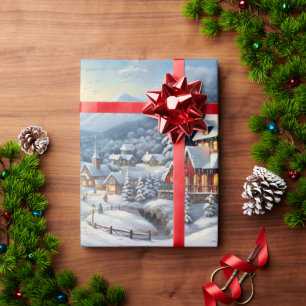 Weihnachten im Vintage-Stil Geschenkpapier