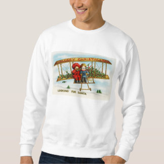 Weihnachten im Vintage-Stil: Kinder suchen nach Sa Sweatshirt