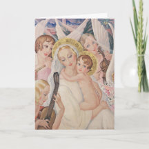 Weihnachten im Vintage-Stil, Madonna mit Kind (193