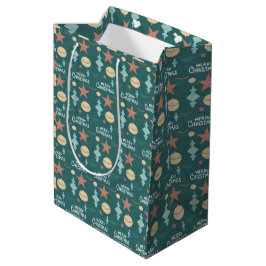 Weihnachten im Vintage-Stil Mittlere Geschenktüte