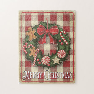 Weihnachten im Vintage-Stil Puzzle