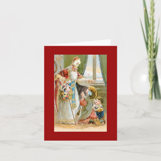 Weihnachten im Vintage-Stil Sankt Nikolaus