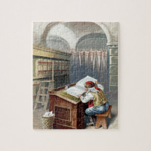 Weihnachten im Vintage-Stil, Sankt Nikolaus brav o Puzzle