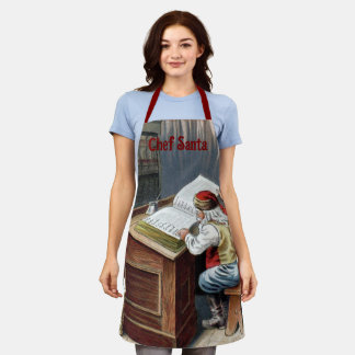 Weihnachten im Vintage-Stil, Sankt Nikolaus brav o Schürze