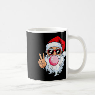 Weihnachten im Vintage-Stil Santa Claus Gesicht Lu Kaffeetasse
