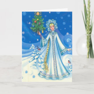 Weihnachten im Vintage-Stil, Schneemädchen