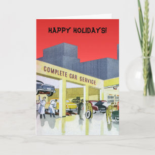 Weihnachten im Vintage-Stil, Service Garage Auto M