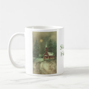Weihnachten im Vintage-Stil - Stille Nacht Heilige Kaffeetasse