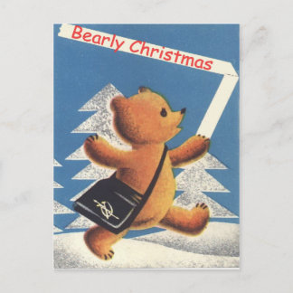Weihnachten im Vintage-Stil, Teddy, kaum Weihnacht