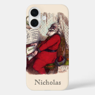 Weihnachten im Vintage-Stil, Thomas Nast Weihnacht iPhone 16 Hülle