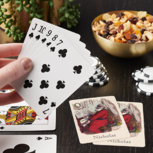 Weihnachten im Vintage-Stil, Thomas Nast Weihnacht Spielkarten