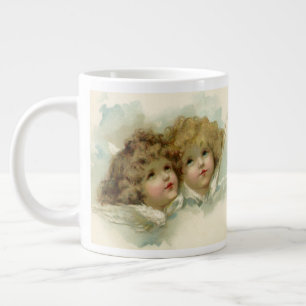 Weihnachten im Vintage-Stil, viktorianische Engel  Jumbo-Tasse