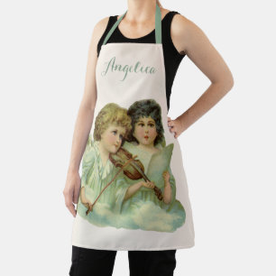 Weihnachten im Vintage-Stil, viktorianische Engel  Schürze