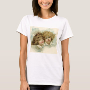 Weihnachten im Vintage-Stil, viktorianische Engel T-Shirt