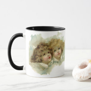 Weihnachten im Vintage-Stil, viktorianische Engel Tasse