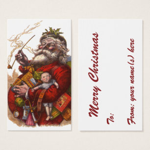 Weihnachten im Vintage-Stil, viktorianische Santa-