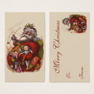Weihnachten im Vintage-Stil, viktorianische Santa-