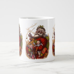 Weihnachten im Vintage-Stil, viktorianische Weihna Jumbo-Tasse