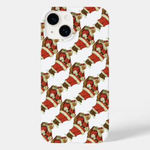 Weihnachten im Vintage-Stil, viktorianischer Weihn Case-Mate iPhone 14 Hülle