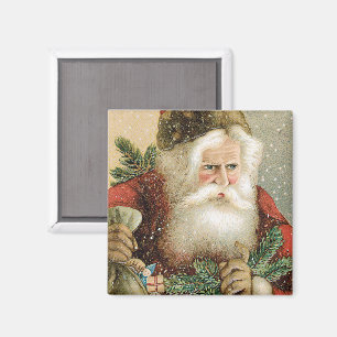 Weihnachten im Vintage-Stil, viktorianischer Weihn Magnet