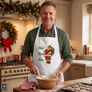 Weihnachten im Vintage-Stil, viktorianischer Weihn Schürze