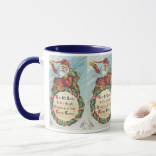 Weihnachten im Vintage-Stil, viktorianischer Weihn Tasse