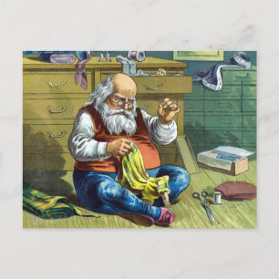 Weihnachten im Vintage-Stil, Weihnachtsmann bastel