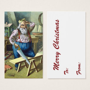 Weihnachten im Vintage-Stil, Weihnachtsmann beim B