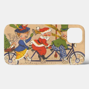 Weihnachten im Vintage-Stil, Weihnachtsmann fährt Case-Mate iPhone Hülle